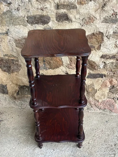 étagère vintage bois - vintage, en