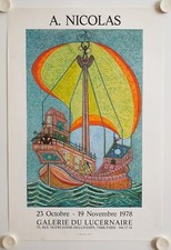 Affiche A. NICOLAS 1978