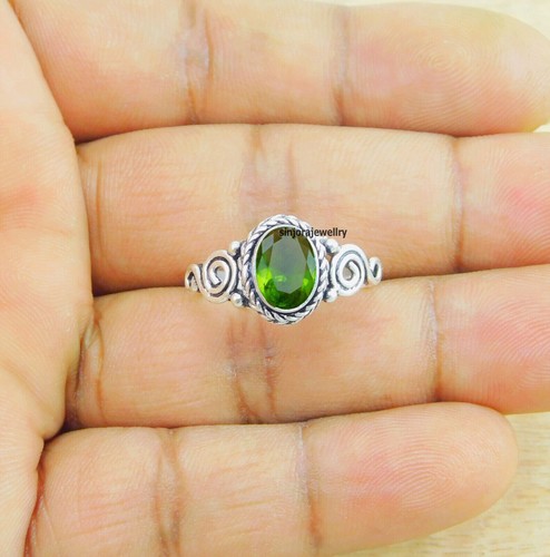 Bague péridot pierres