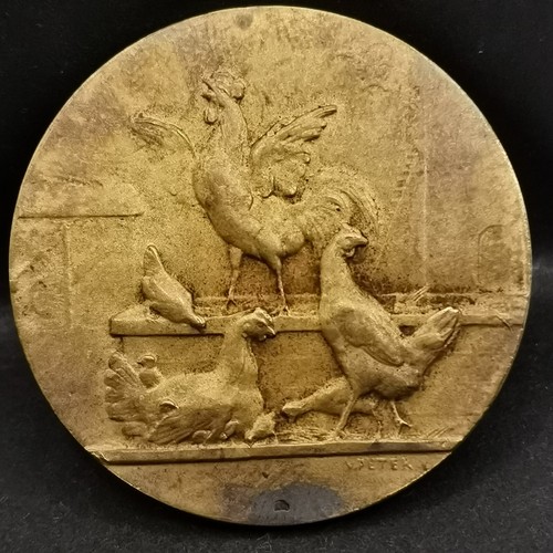 Medaille argent doree vermeil - medaille,