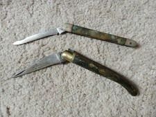 Ancien Couteau Véritable Laguiole G. David + Autre Couteau à Identifier