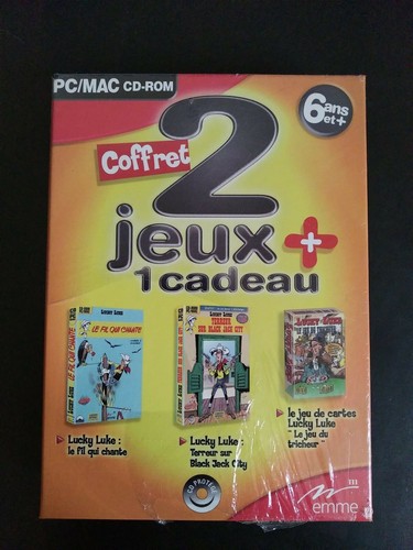 Coffret jeux lucky luke - coffret, 2