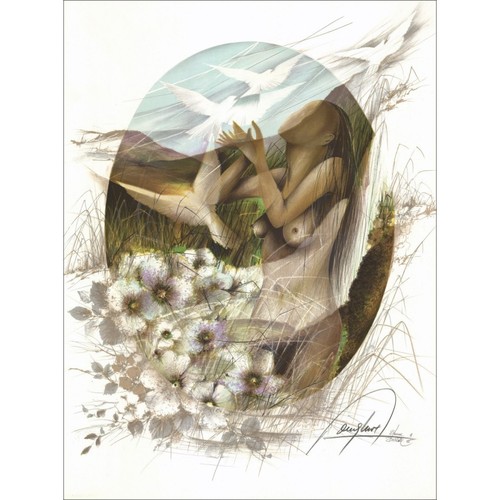 Poulet raymond lithographie - poulet,