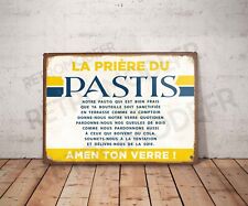 Plaque métal vintage citation