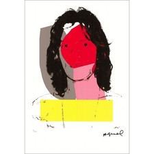 WARHOL Andy - Sérigraphie "Mick Jagger II" 57x39cm - 1995