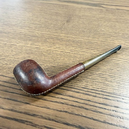 Pipe vintage gainée cuir - vintage,