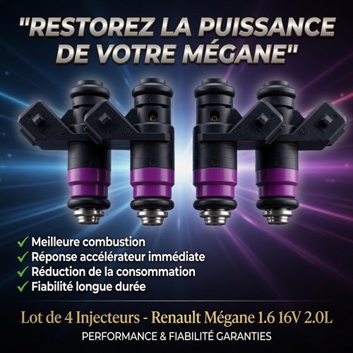Injecteurs 8200132259 - 4x,