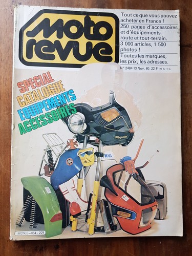 Livre magazine moto revue - magazine, 1980
