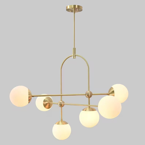 Lustre spoutnik laiton - spoutnik, en