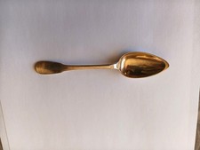 Cuillère à café en argent massif, poinçon vieillard