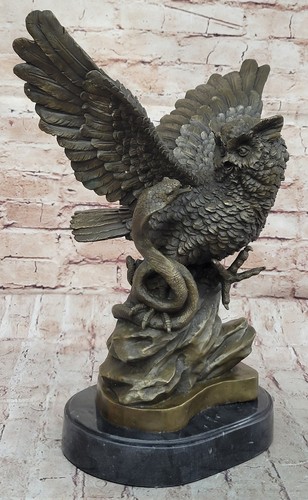 Statue sculpture hibou oiseau - sculpture,