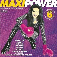 Maxi Power 6 (1995) [2 CD] Mark 'Oh, Moby, Imperio, DJ Bobo, Scooter, Activat...