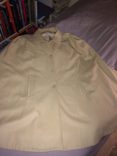 Burberry cape manteau laine - cape,