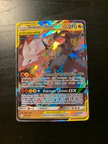 Carte pokémon reshiram et - pokémon,