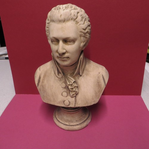 Buste mozart platre cm - mozart, 23