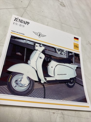 Zündapp r50 rs50 scooter - zündapp, 1964