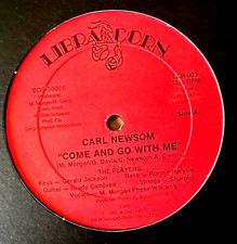 CARL NEWSOM - Come & Go With Me - 12in RARE MODERN SOUL BOOGIE;1986 LIBRACORN