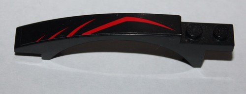 Lego black slope brick - slope,