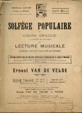 Solfege populaire ou cours gradue de lecture musicale - Systeme n