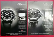 Publicité de presse 2007 Montre Chronographe Mille Miglia CHOPARD  José CARRERAS