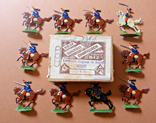 Plats étain zinnfiguren - d'étain,