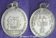 médaille XIXè en argent BONNE NOTRE-DAME DU CHENE SA CHAPELLE EST A VION