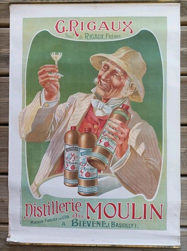Affiche originale distillerie - affiche,