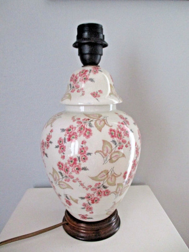 Lampe porcelaine électrifiée