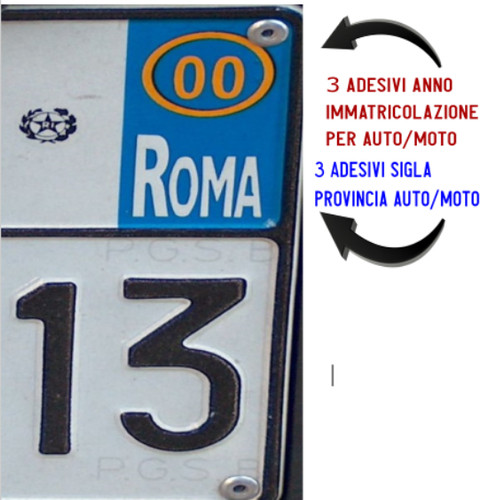 Autocollants plaque auto - autocollants,