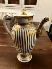 Verseuse en porcelaine (Style empire) milieu XIX°
