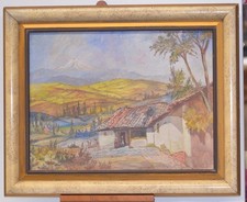 ANCIEN CADRE TABLEAU PEINTURE