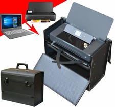Valise en Cuir de Pilote pour Notebook Jusqu'À 37cm Imprimante HP Officejet 200