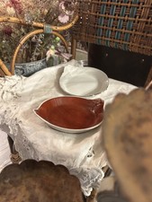 2 Petits plats à four a oreille Limoges France Aluminite Frugier