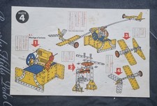 MECCANO ANCIEN MANUEL BOITE