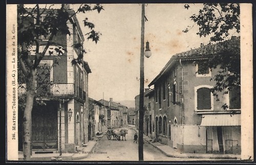 Cpa martres tolosane rue - la,