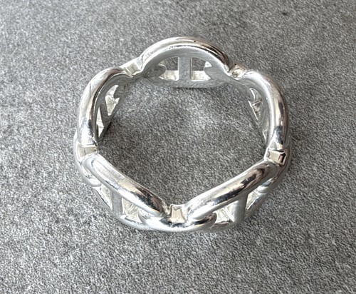 Bague hermes argent - argent,