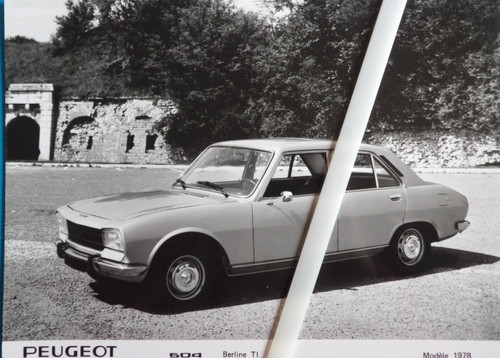 Photo presse peugeot - 504, ti