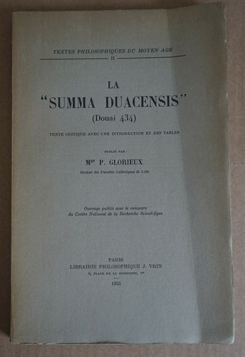 Summa duacensis douai - summa,