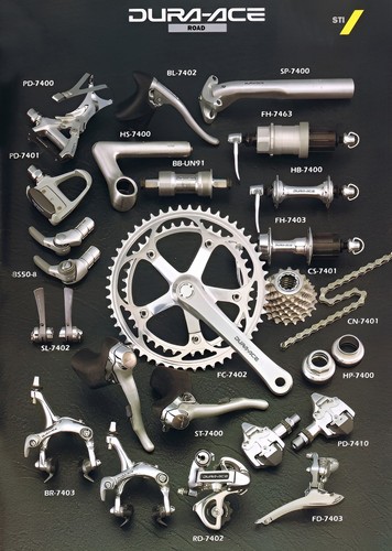 Vintage shimano dura - 3x, a4
