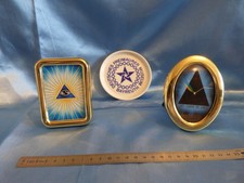 LOT DE 3 OBJETS MAÇONNIQUES FRANC MAÇON  FRANC MAÇONNERIE