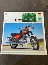 CARTE FICHE MOTO collection