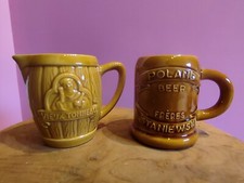 Pichet + Chope - Vieux Tonneau & Poland Beer - SUPERBE ENSEMBLE !