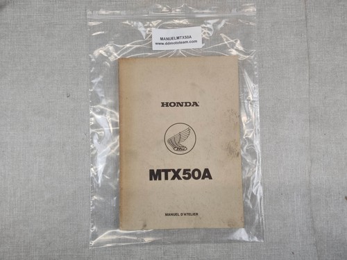 Manuel atelier honda mtx - mtx, 50
