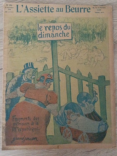 Assiette beurre 1906 - assiette, n°