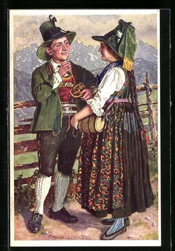 Carte postale artiste - postale, un