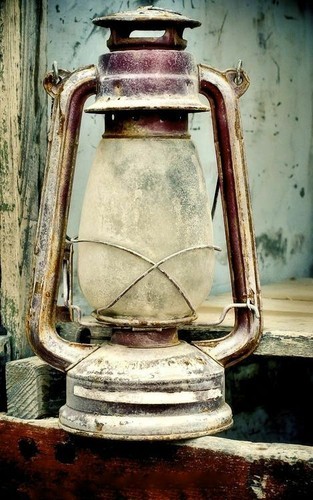 Toile tableaux vieille lampe - ,