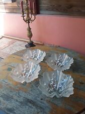 Lot 4 Coupes Coupelles Verre