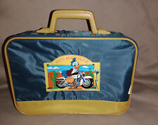 Valise ancienne vintage pour enfant Disney Donald Biker