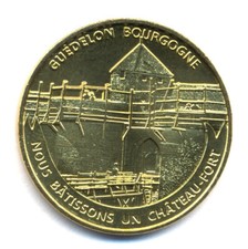 89 TREIGNY Chantier de Guédelon 10, Porte entre 2 tours, 2023, Monnaie de Paris