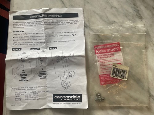 New old stock cannondale - cannondale, "disc
